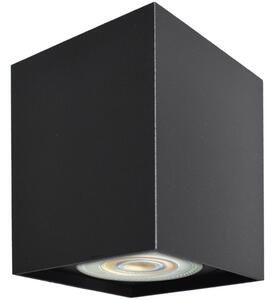Milagro Bima szögletes mennyezeti spot lámpa, fekete, 1xGU10 foglalattal