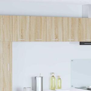 Függő szekrény Riga 2 pcs Sonoma tölgy és fehér 60 x 31 x 40 cm