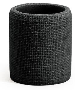 BISK Erga Craft, álló fogkefe pohár, matt fekete, ERG-08571