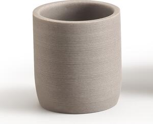 BISK Erga Riko álló fogkefe pohár, taupe, ERG-08576