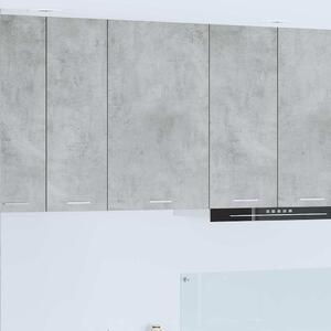 Függő szekrény Riga Beton szürke és fehér 50 x 31 x 80 cm