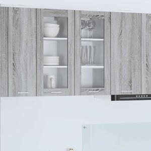 Függő szekrény Riga 2 pcs Szürke Sonoma 40 x 31 x 80 cm Faanyag