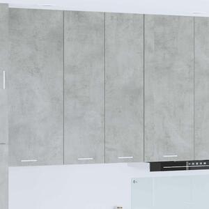 Függő szekrény tárolóval Beton Szürke 60 x 31 x 100 cm Faanyag