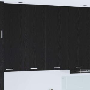 Függő szekrény Riga Fekete tölgy 80 x 31 x 100 cm Faanyag