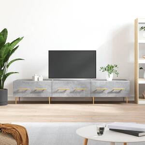Betonszürke szerelt fa TV-szekrény 150 x 36 x 50 cm