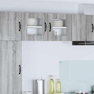 Fali konyhaszekrény 2 pcs Szürke Sonoma 40 x 31 x 40 cm Faanyag
