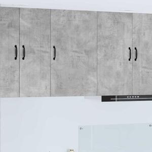 Fali konyhaszekrény Beton Szürke 50 x 31 x 80 cm Faanyag