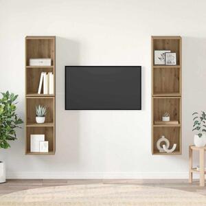 TV szekrény garnitúra 4 pcs Artisan tölgy 37 x 37 x 72 cm