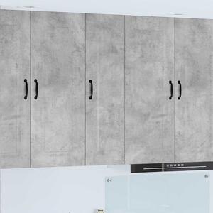Fali konyhaszekrény Beton Szürke 30 x 31 x 100 cm Faanyag