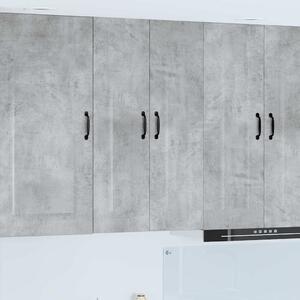 Fali konyhaszekrény Beton Szürke 60 x 31 x 100 cm Faanyag
