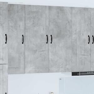 Fali konyhaszekrény Beton Szürke 80 x 31 x 100 cm Faanyag