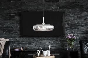 UMAGE Clava Dine polírozott acél-fehér lámpabúra