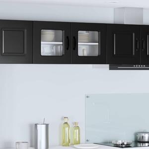 Mosogatógép panel Kalmar Fekete 80 x 31 x 40 cm Faanyag