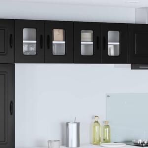 Mosogatógép panel Kalmar Fekete 60 x 31 x 40 cm Faanyag