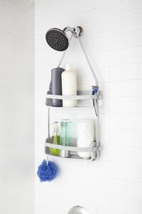 Umbra FLEX fehér zuhanykabinba akasztható polc