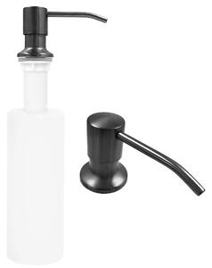 Rea Lon, mosogatószer-adagoló konyhai mosogatóhoz, 300 ml, PVC, grafit, REA-08009