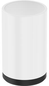 Mexen Triv, fali fogkefetartó, fehér / matt fekete, 70A33053-70W