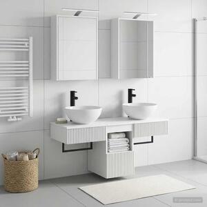 Fürdőszobai Szekrény Szett 5 pcs Fehér 43 x 16 x 62,5 cm