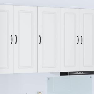 Mosogatógép panel Kalmar Fehér 40 x 31 x 100 cm Faanyag