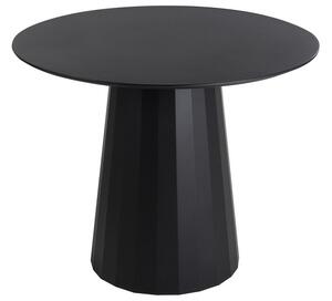 Étkezőasztal PLATO Fekete 100 cm 100 cm Fém