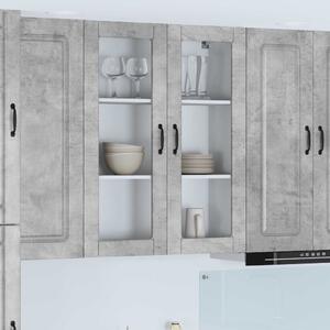 Mosogatógép panel Kalmar Beton Szürke 80 x 31 x 100 cm Faanyag