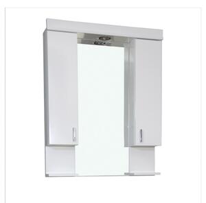 Viva STYLE Tükrös fürdőszobai szekrény LED világítással - DUPLA szekrénnyel - 85 x 97 x 17 cm