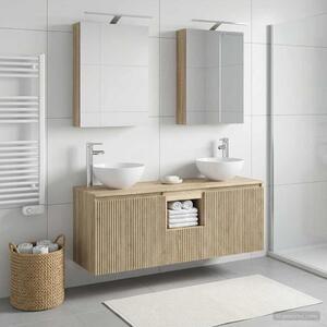 Fürdőszobai Szekrény Szett 5 pcs Sonoma Tölgy 50 x 14,5 x 70 cm