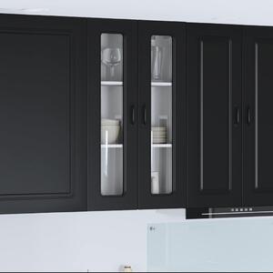 Mosogatógép panel Kalmar Fekete 60 x 31 x 100 cm Faanyag