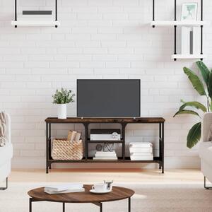 Sonoma tölgy színű szerelt fa és vas TV-szekrény 100x35x45 cm