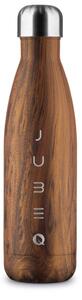 JUBEQ The Bottle Brown Wood hőtartó design kulacs