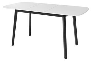 Széthúzható étkezőasztal 130 cm Grospan S 130x80 (arany craft tölgy + fekete) (4-6 fő részére)