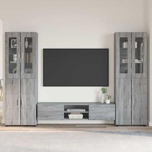 TV szekrény garnitúra FLORIN 3 pcs Szürke Sonoma Faanyag