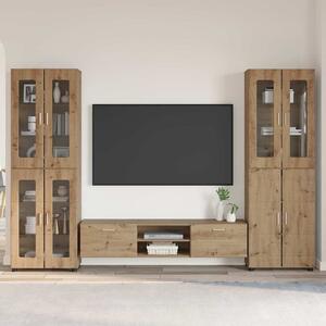 TV szekrény garnitúra FLORIN 3 pcs Artisan tölgy Faanyag