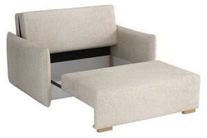 Széthúzható kanapé Clovea Glov II (világosbarna) (tárolóhellyel)