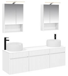 Fürdőszobai Szekrény Szett 5 pcs Fehér 50 x 14,5 x 70 cm