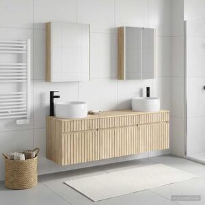Fürdőszobai Szekrény Szett 5 pcs Sonoma Tölgy 53 x 15,5 x 70 cm