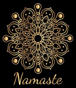 Namaste - vászonkép