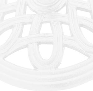 VidaXL fehér öntöttvas napernyőtalp 40 x 40 x 32 cm