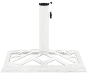 VidaXL fehér öntöttvas napernyőtalp 44 x 44 x 31 cm
