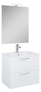 Fürdőszoba szett mosdóval Ceramia Lea 61,5x55x41,7 cm fehér LEASET60B