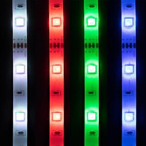 HOME Zenére Villogó LED Szalag, 5m, RGB, Szett, 150LED
