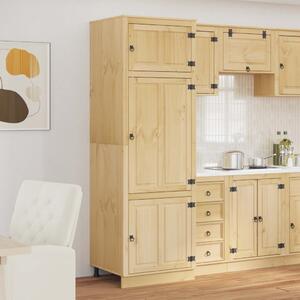 Cabinet SKI Mézes Barna 66 x 58 x 207 cm Tömör fenyőfa