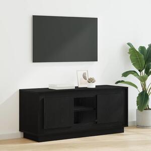 TV szekrény Fekete tölgy 102 x 35 x 45 cm Faanyag