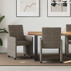 Kerekes Étkező Székek 2 pcs Sötétszürke 57 x 66 x 94 cm