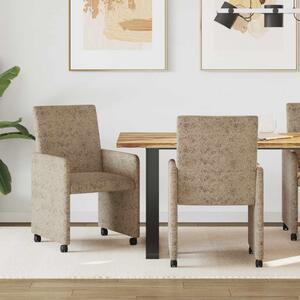 Kerekes Étkező Székek 2 pcs Világosszürke 57 x 66 x 94 cm