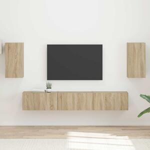 TV szekrény garnitúra 5 pcs Sonoma tölgy Faanyag