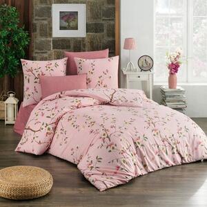 BedTex Laura pamut ágynemű, rózsaszín, 140 x 200 cm, 70 x 90 cm