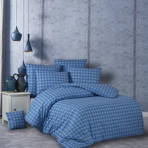 Snorri pamut ágynemű, kék, 140 x 200 cm, 70 x 90 cm