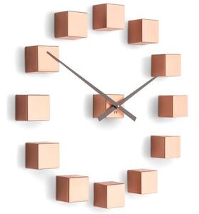 Future Time FT3000CO Cubic copper Design falra ragasztható óra, átmérő 50 cm