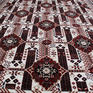 Gépi perzsa szőnyeg bézs Afghan 200x300 klasszikus nappali szőnyeg